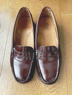 Bass BURGUNDYレザー ローファーのサムネイル