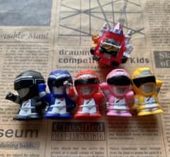 轟轟戦隊ボウケンジャー指人形　6個セットのサムネイル