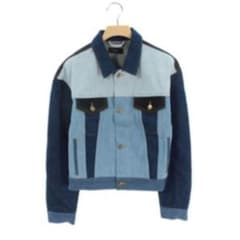 定価約8万 Alanui パッチワークデニムジャケット　ゴーシャ リーバイスのサムネイル