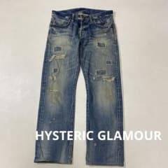 ヒステリックグラマー 小窓リメイク スタッズ付きデニムパンツ