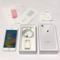 極美品】Apple iPhone8 Silver SIMフリー 箱・全付属品付 - メルカリ