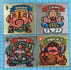 状態悪 旧ビックリマンシール 天使4枚⑤のサムネイル