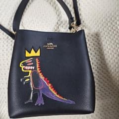 専用になりました。COACHバスキア恐竜デザイン レザーバッグのサムネイル