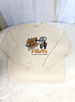 ZARA×DISNEY プルート コラボ ニット セーター コットン Lのサムネイル