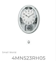 ★メルカリ市sale✨新品✨ Small World 電波掛け時計 メロディ設定 スモールワールドブラウド 電波掛時計 掛け時計 インテリア - メルカリ