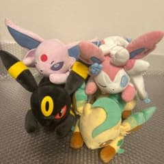 Pokémon ぬいぐるみ まとめ売り ブラッキー リーフィア 30周年