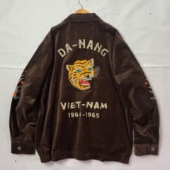 HOUSTON ヒューストン ベトジャン ベトナムジャケット ベロア 虎 XL HOUSTON ヒューストン ベトジャン ベトナムジャケット ベロア 虎 XL