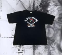 A BATHING APE Pirate Store Black Tシャツ XL