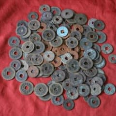 M51 古銭 寛永通寳 寛永通宝 約120枚 四文銭 五帝銭 文久 中国 渡来銭