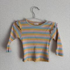 ベビー　女の子　ボーダー トップス 80のサムネイル