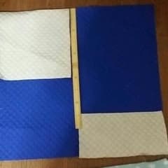 １日発送分より値上げ！青 キルティング生地のサムネイル