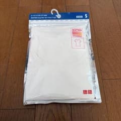 ユニクロ ヒートテック Uネック S 新品 白 半袖のサムネイル