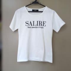 salire 半袖 Tシャツ ホワイト ロゴ刺繍 Mサイズのサムネイル