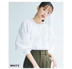ベースメントオンライン　ボリュームパフスリーブブラウスのサムネイル