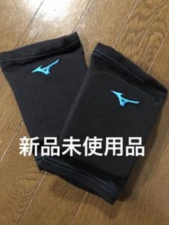 ミズノ キッズ バレーボール 膝サポーター ブラック×ブルーのサムネイル