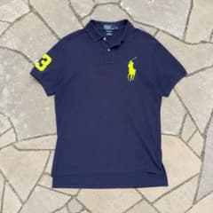 Y2K Ralph Lauren ビッグポニー ポロシャツ ネイビー swag - メルカリ