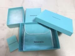 Tiffany & Co. 기프트 박스 천 부대 세트 정리 판매 티파니