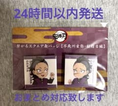 鬼滅の刃 柱稽古編 描き下ろしみにきゃら繋がる缶バッジ 不死川玄弥