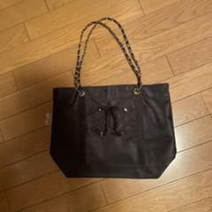 CHANEL ブラック トートバッグ ノベルティ - メルカリ