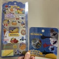 パペットスンスン　おはじきシール　ドロップジェリーシール　セットのサムネイル