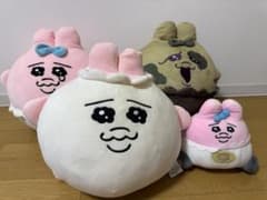 おぱんちゅうさぎ しまむら ダイカットクッション もちもち BIG - メルカリ