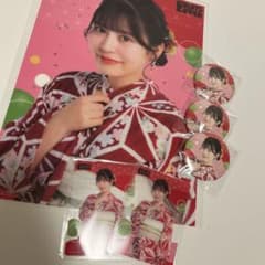 FRUITS ZIPPER 浴衣すきくじ 月足天音 クリアポスター 缶バッチ - メルカリ