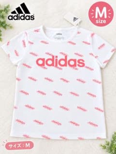 新品タグ付き！即日発送可能 adidas 半袖 Tシャツ ホワイト ピンク Mのサムネイル