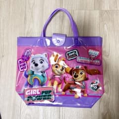 パウパトロール Paw Patrol プールバッグ 紫 パープル ピンクのサムネイル