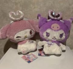 サンリオキャラクターズ　ぷわぷわハートフルバルーンBIGぬいぐるみ　２種セットのサムネイル