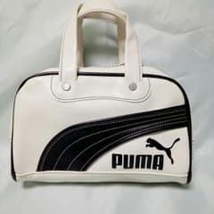 PUMA プーマ　ミニボストンバッグ　白　ハンドバッグのサムネイル
