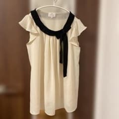 LANVAN en Bleu のフリルブラウスのサムネイル