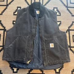 Carhartt ダックベスト ブラックのサムネイル
