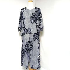 浴衣　反物　リメイク　セットアップ　トップス　パンツ 着物リメイク 浴衣リメイク 有松鳴海絞りトップスとリラックスパンツの