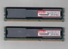 UMAX メモリー 4GB 2枚セット 本体のサムネイル