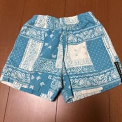 ハーフパンツ　ペイズリー柄　100のサムネイル