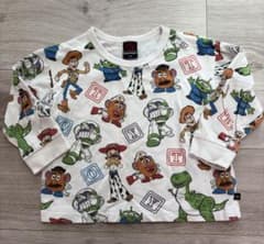 ♡BABYDOLL トイストーリー 総柄 長袖Tシャツ 100cm♡のサムネイル