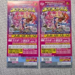 木下大サーカス チケット 2026年2枚のサムネイル