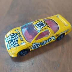 イエロー ミニカー チェッカーフラッグデカール マジョレットのサムネイル