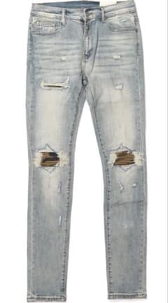 mnml ライトブルー スリムフィットデニム size30 - メルカリ