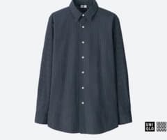 UNIQLO エクストラファインコットンブロードシャツのサムネイル