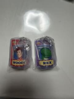 Toy Story Mini Figure Keychain (2 pieces: Woody, Rex)