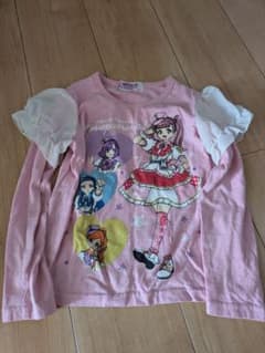 ポリス×戦士 ラブパトリーナ！ 長袖カットソー ピンク 120のサムネイル