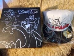 トムとジェリー Tom and Jerry キャップ 帽子 ホワイトのサムネイル