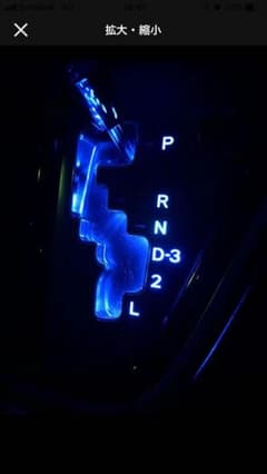 アルファード10系のシフトゲートの交換用LEDブルーのサムネイル