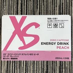 アムウェイ エナジードリンク カフェインゼロピーチ 24本 エクセス XS