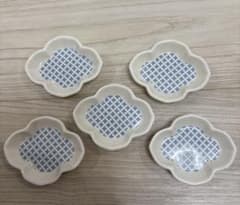 和柄 豆皿 5枚セット 花柄 染付 小皿 和食器のサムネイル