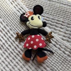 ディズニー　ミニー　ぬいぐるみバッジのサムネイル