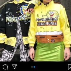 スポンジボブ  ジャケット　(黄色)右側のみのサムネイル