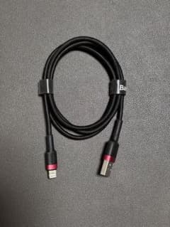 Baseus USB-A to Lightningケーブル 1m 動作確認済みのサムネイル