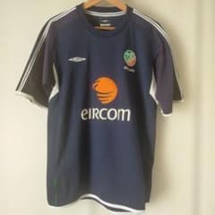 日本代表 2010 中澤佑二 デンマーク戦 ユニフォーム L adidas 青